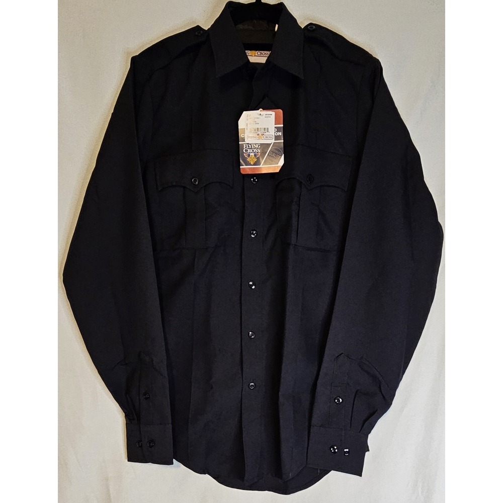 NWT Flying Cross Men's Longsleeve Uniform Shirt Size 14.5 36/37